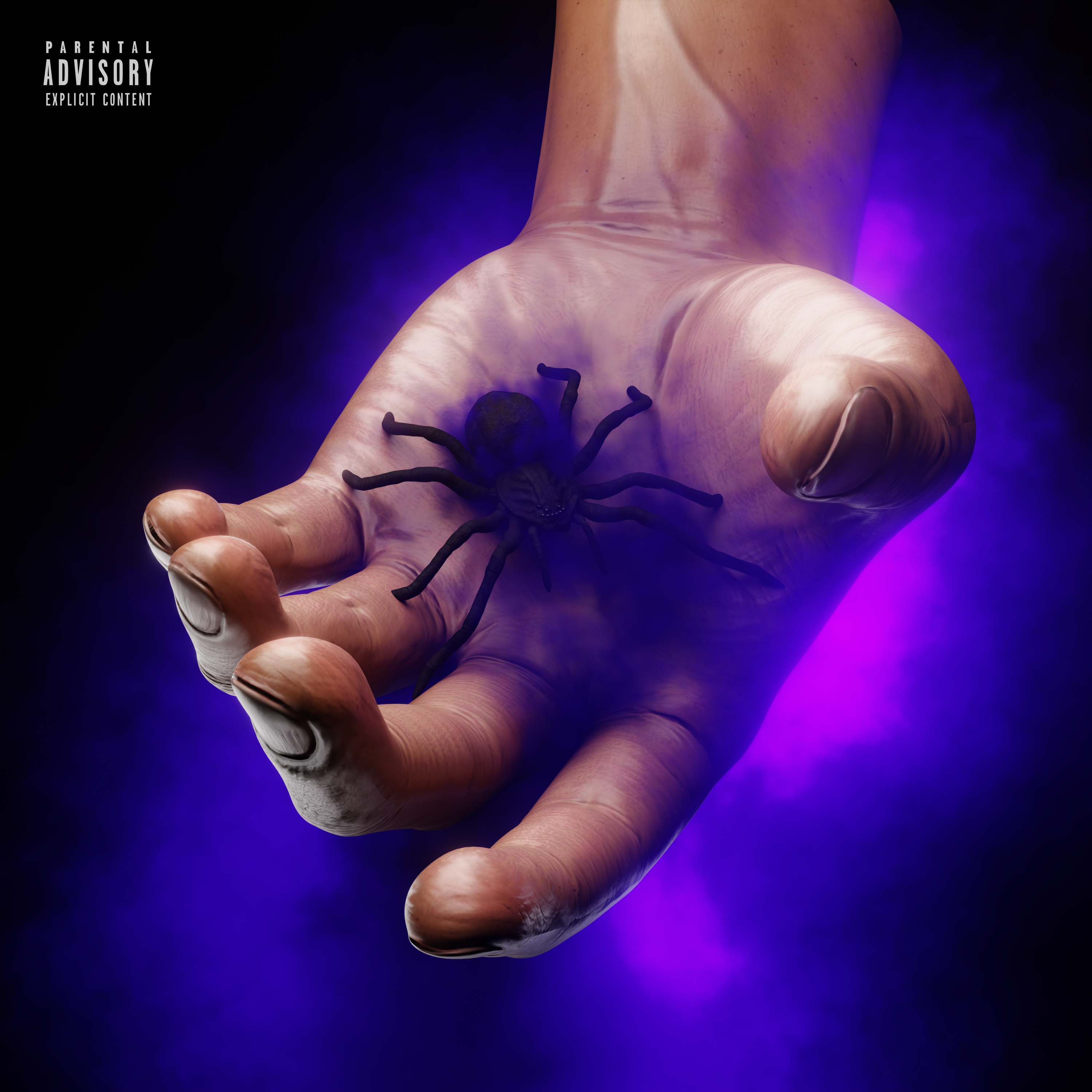 Cover 3D concept per release musicale